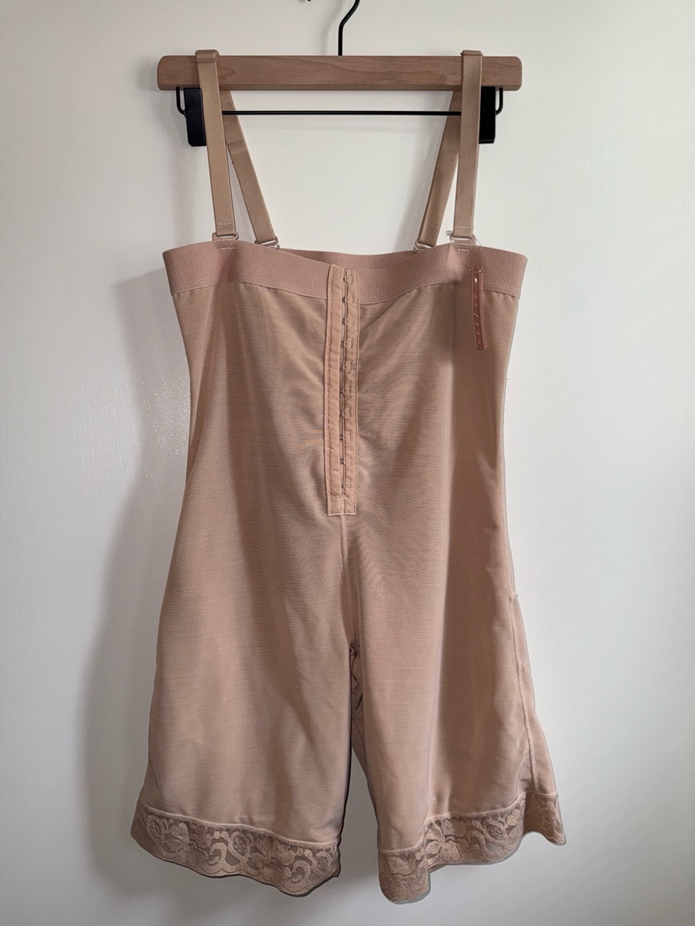 Lover Beauty Beige One Piece Faja Garment Shapewear Firm Control Waist 3XL Lace